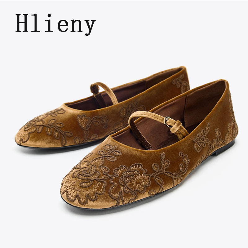 Embroidery Design - Hlieny 2026 Summer Women Mary Jane