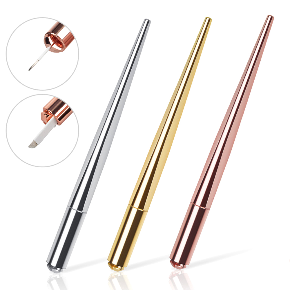 Embroidery Needle Pen - Microblading Manual Tattoo Pen Set for