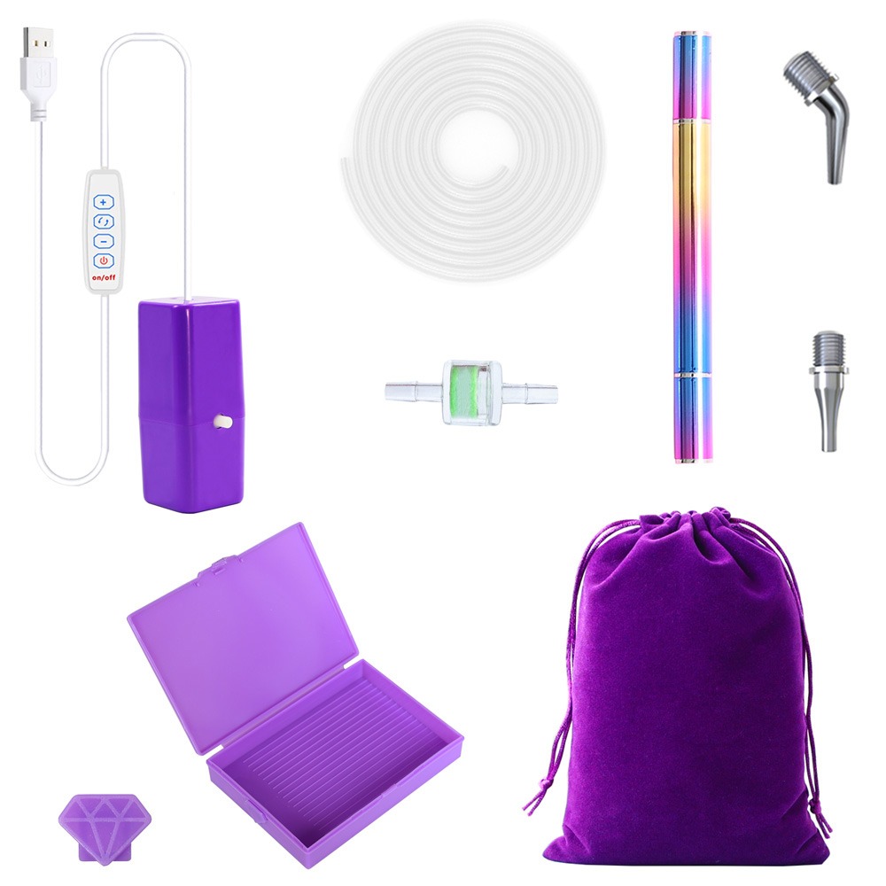 Embroidery Needle Pen - DIY Craft Vacuum Diamond Painting Pen