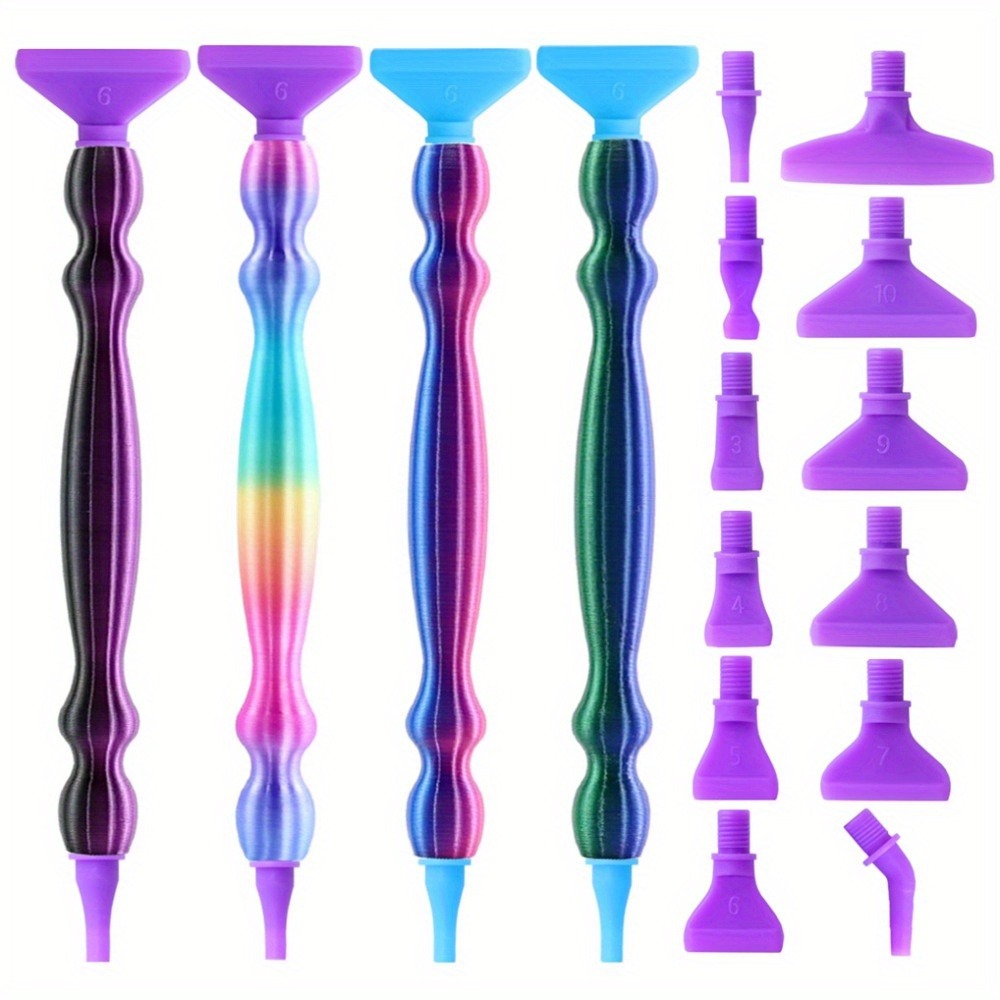Embroidery Needle Pen - Fashion 3D Diamond Painting Pen, Colorful