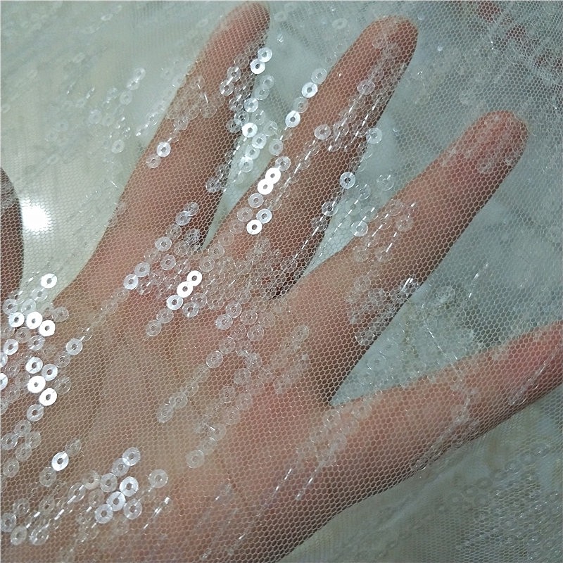 Embroidery Gradient - Tulle Embroidery Fabric for Wedding Dresses