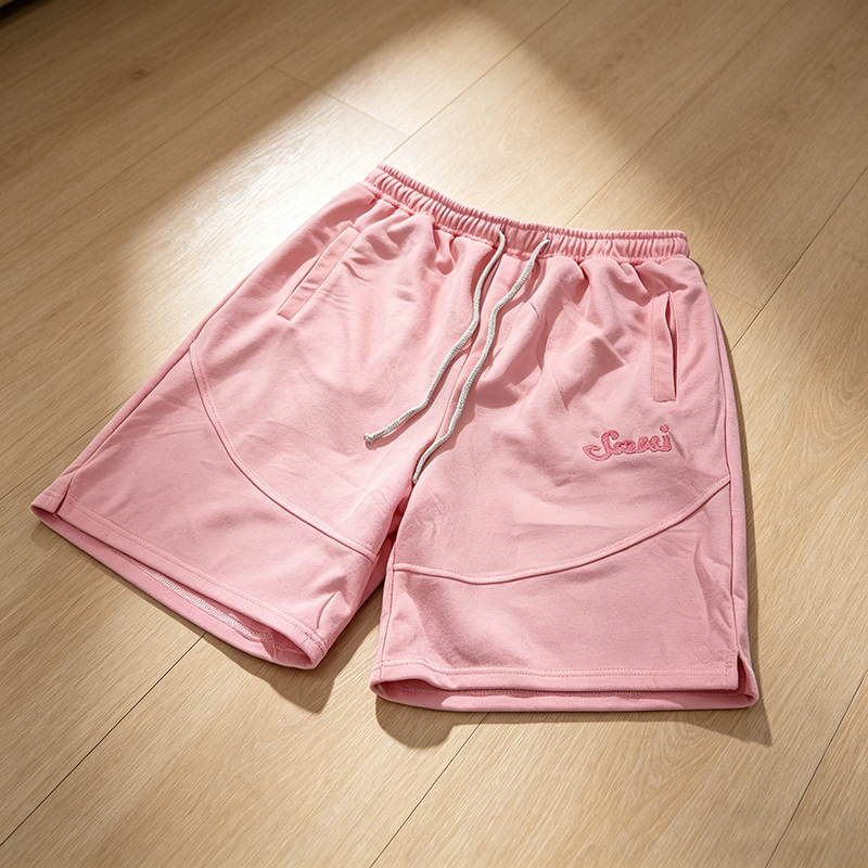 Embroidery Alphabet Designs - Summer New Fashionable Threaded Drawstring Shorts