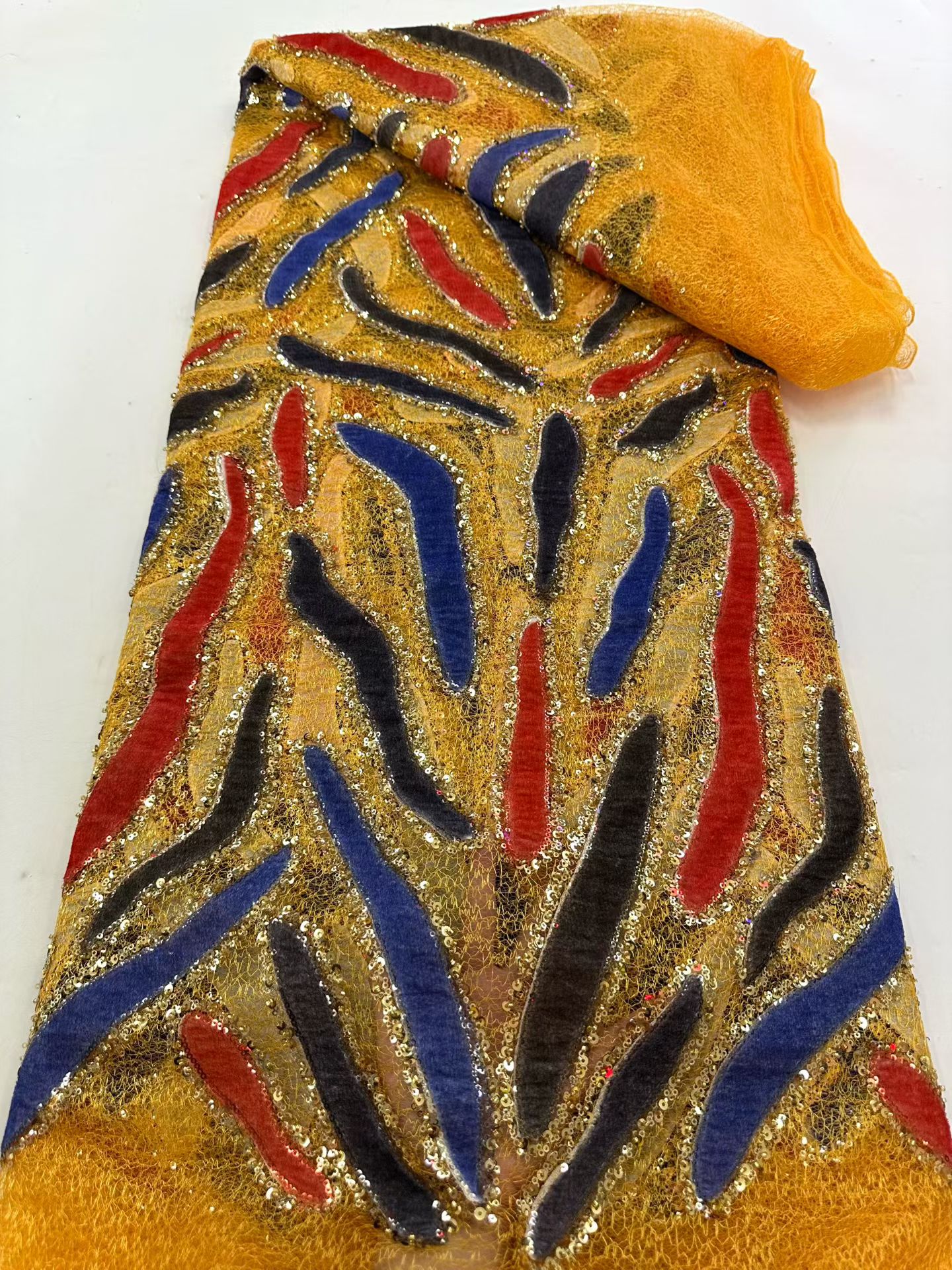 Embroidery Gradient - Latest African Sequins Lace Fabric 2026