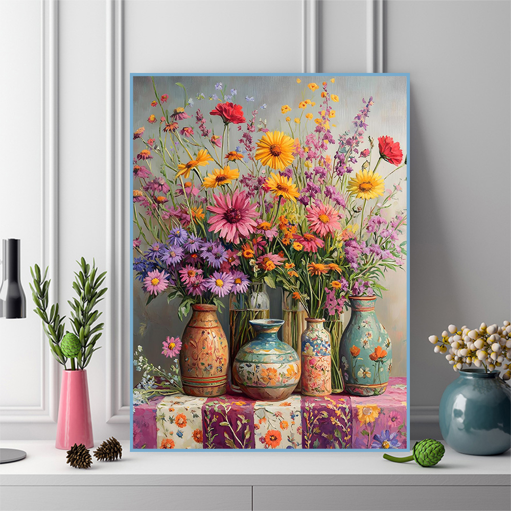 Momoart New Arrival Diamond Em - Embroidery Daisy Flower avaliação e preço