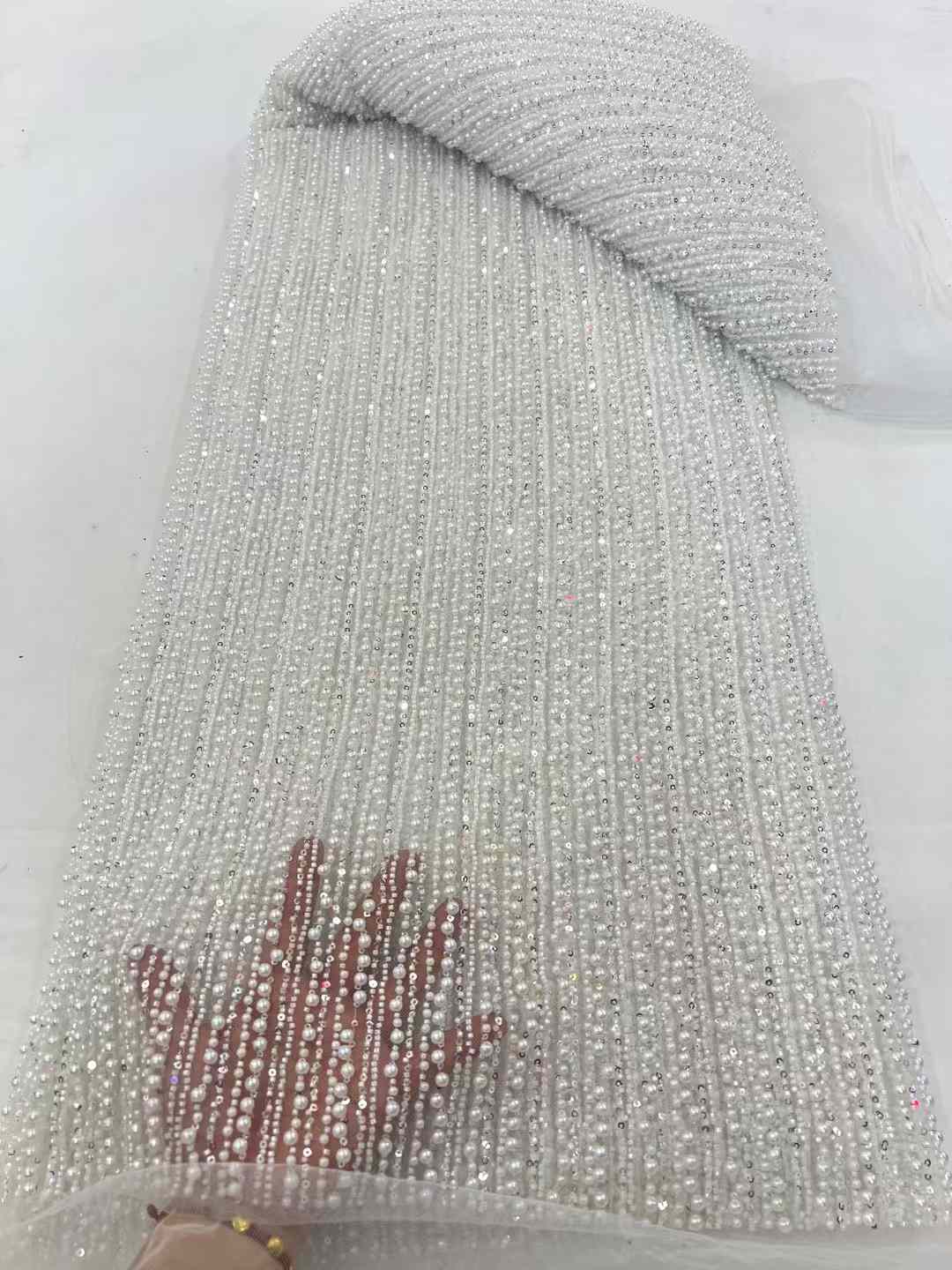 Handmade Heavy Beads and pearl - Embroidery Gradient avaliação e preço
