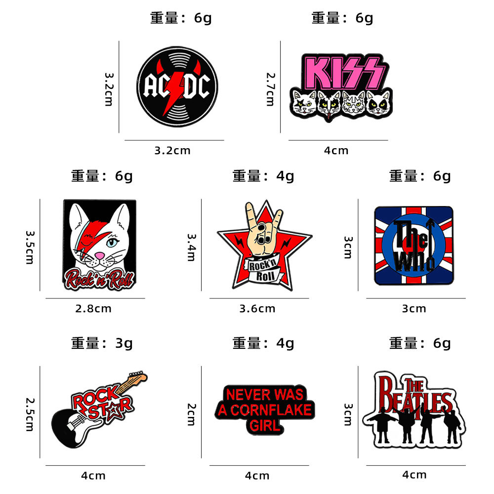 KISS Rock Bands Pop Music Logo - Embroidery Kiss avaliação e preço