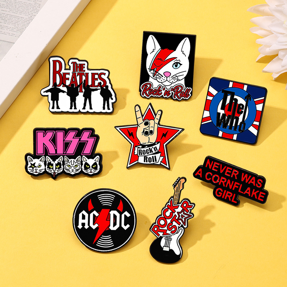 KISS Rock Bands Pop Music Logo - Embroidery Kiss avaliação e preço