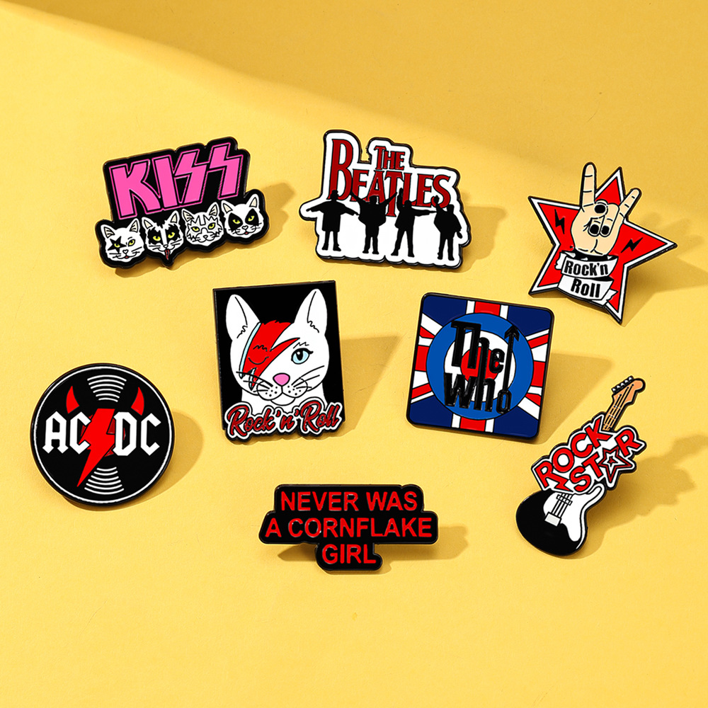 KISS Rock Bands Pop Music Logo - Embroidery Kiss avaliação e preço