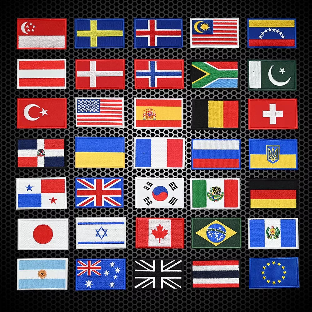 Embroidery Flag Patch US UK Ca - Embroidery Uk avaliação e preço