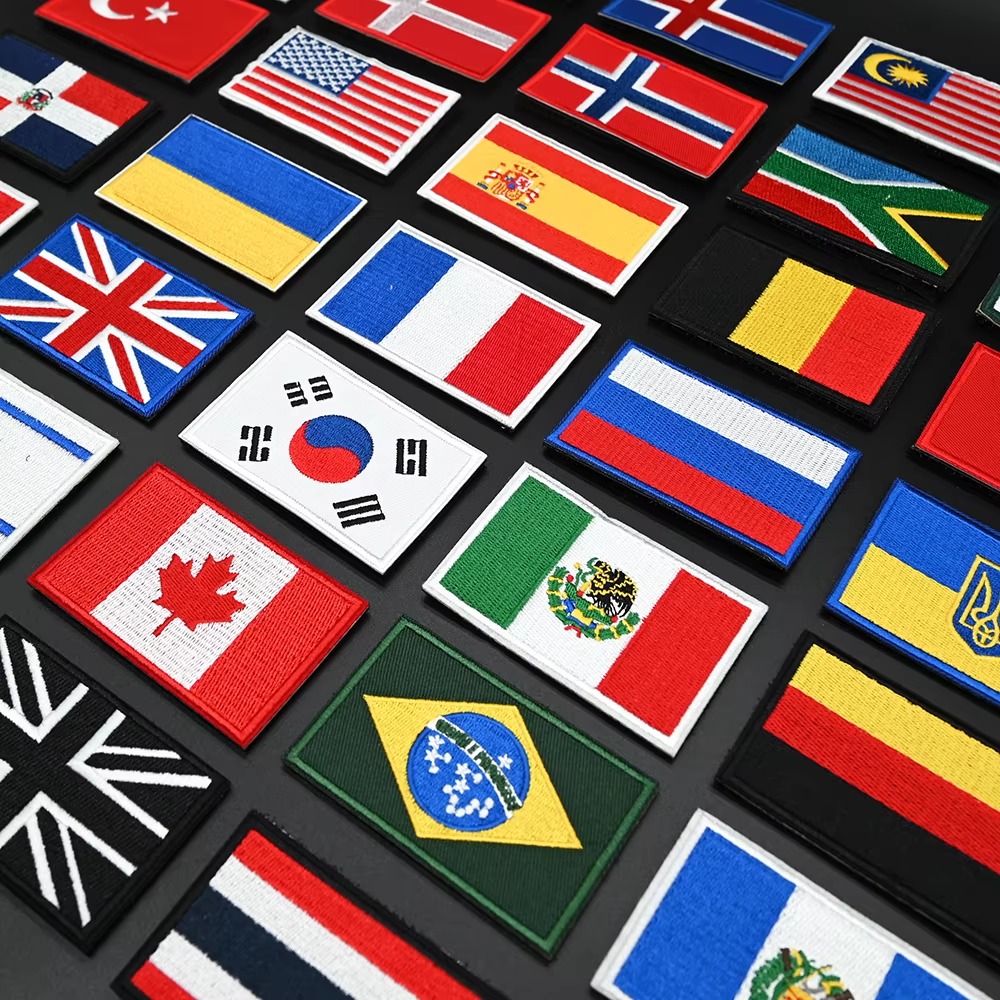 Embroidery Flag Patch US UK Ca - Embroidery Uk avaliação e preço