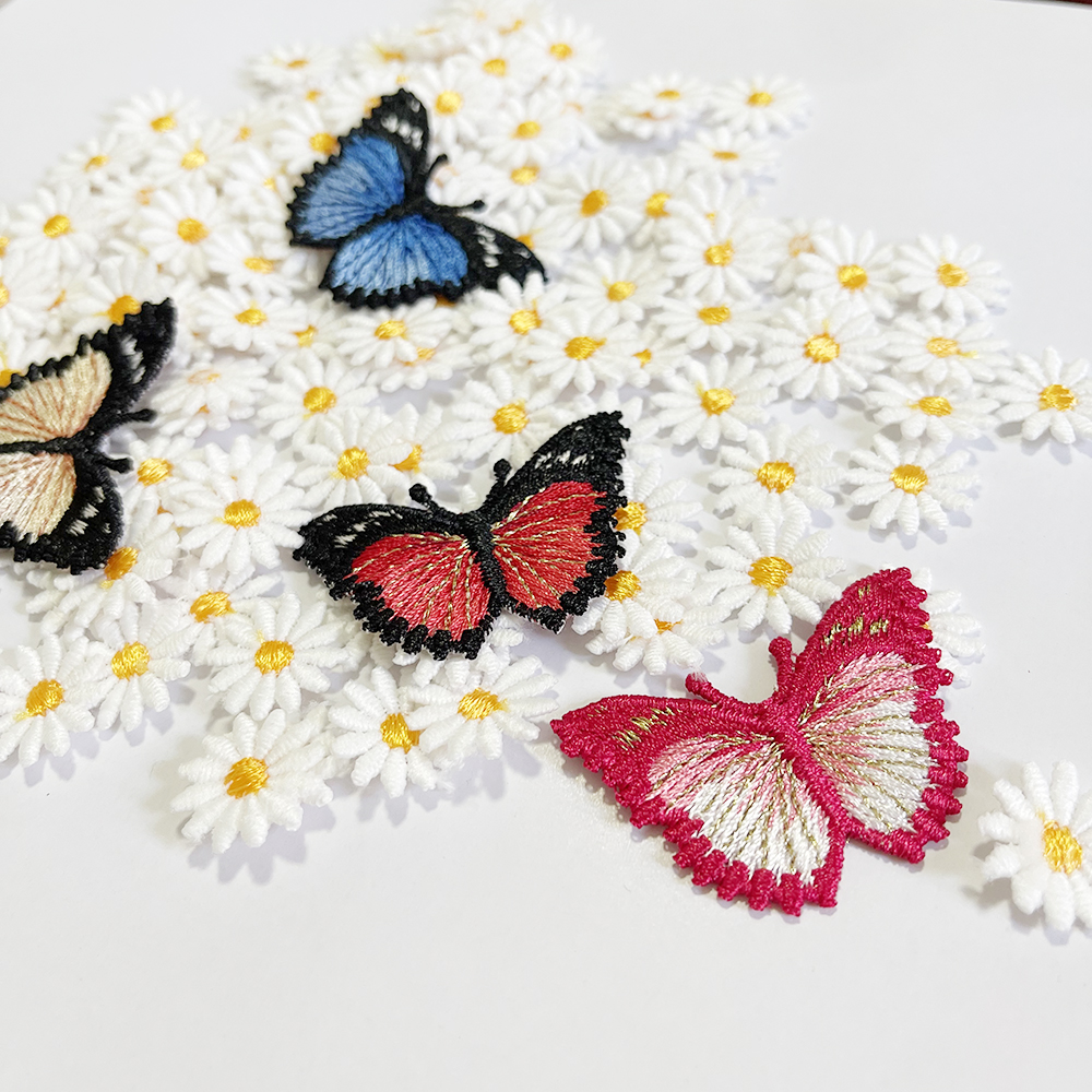 AHYONNIEX 100pcs Mini Daisies  - Embroidery Daisy Flower avaliação e preço