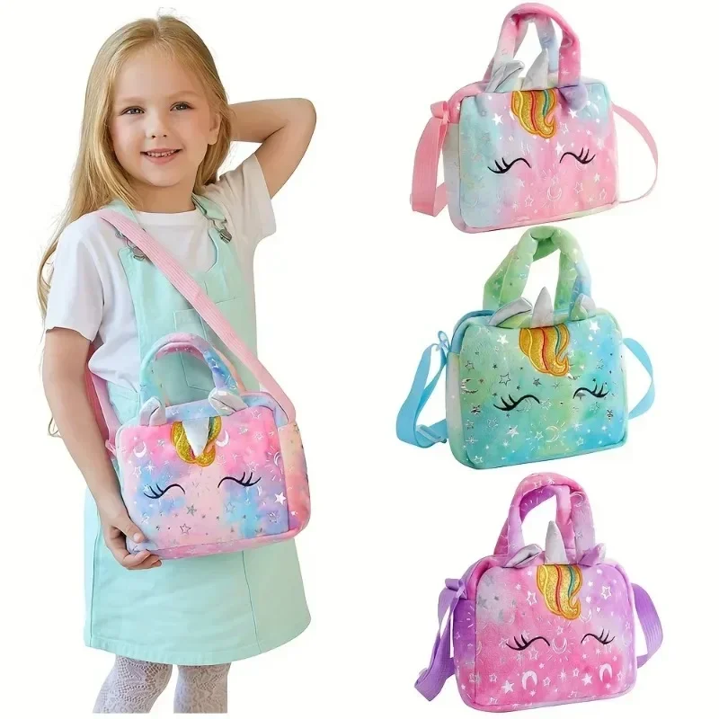 New Fashion Sweet Girls Cute U - Embroidery Unicorn avaliação e preço