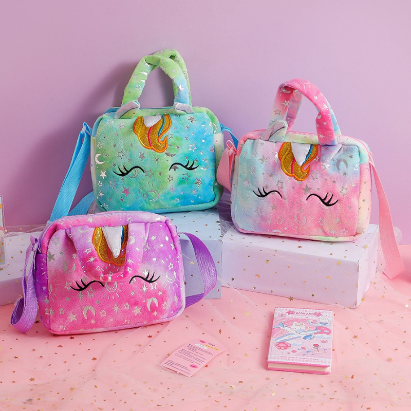 New Fashion Sweet Girls Cute U - Embroidery Unicorn avaliação e preço