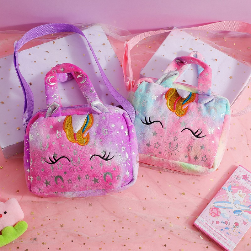New Fashion Sweet Girls Cute U - Embroidery Unicorn avaliação e preço