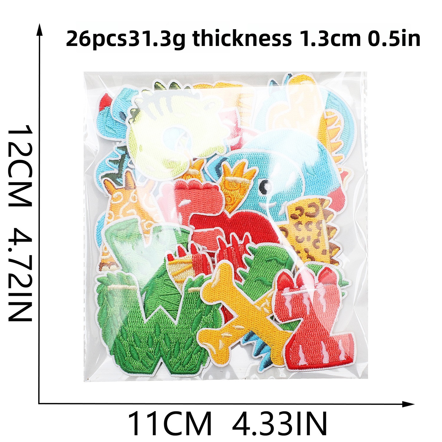 10PCS Wholesale Colorful Engli - Embroidery Alphabet Designs avaliação e preço