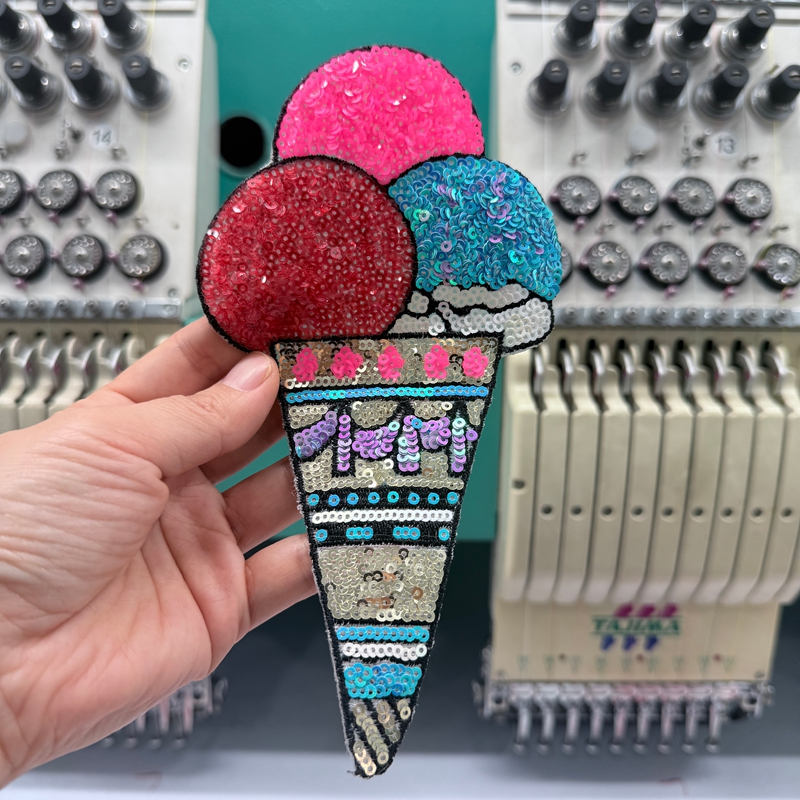 Unicorn Sequins Large Patches  - Embroidery Unicorn avaliação e preço