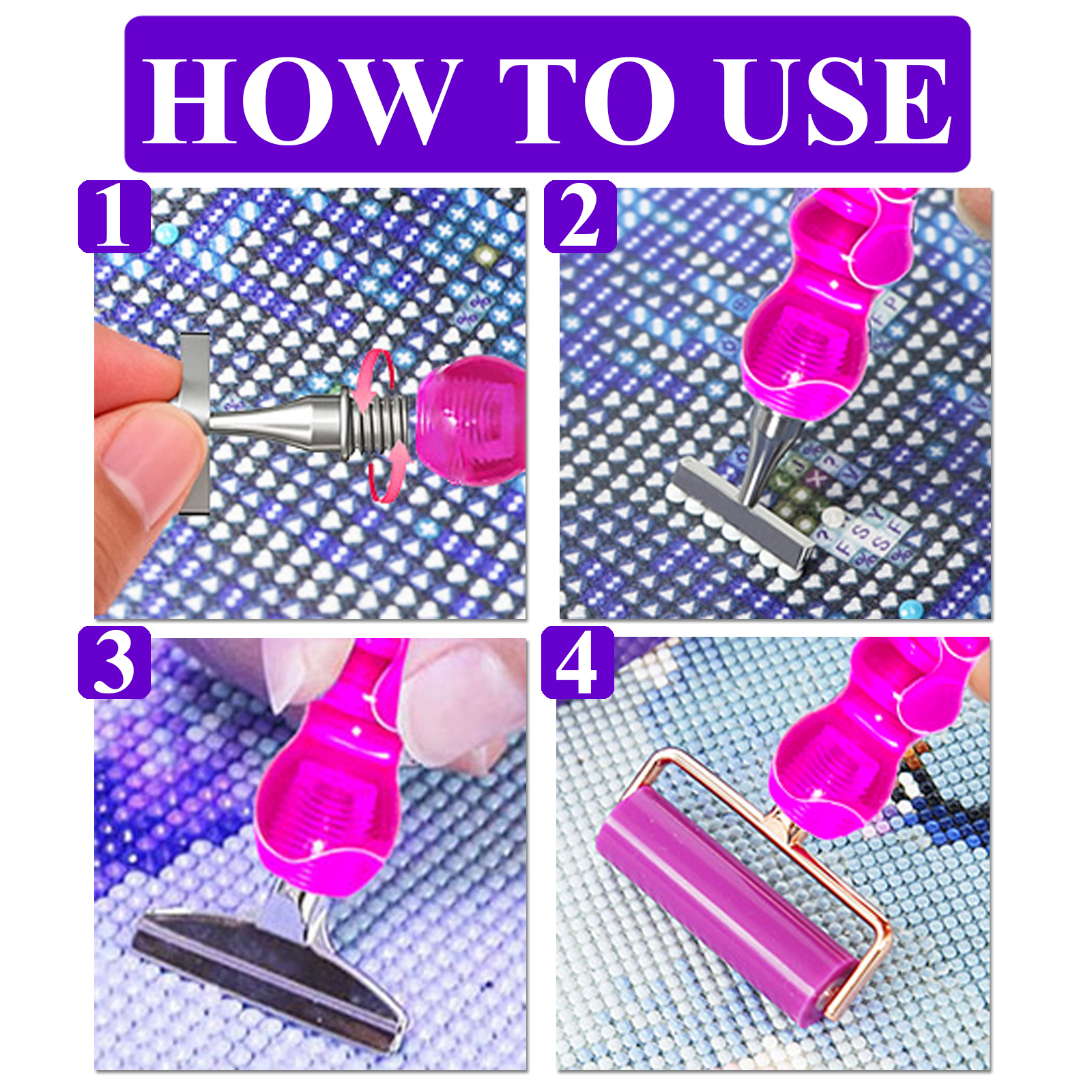 5D DIY Resin Diamond Painting  - Embroidery Needle Pen avaliação e preço