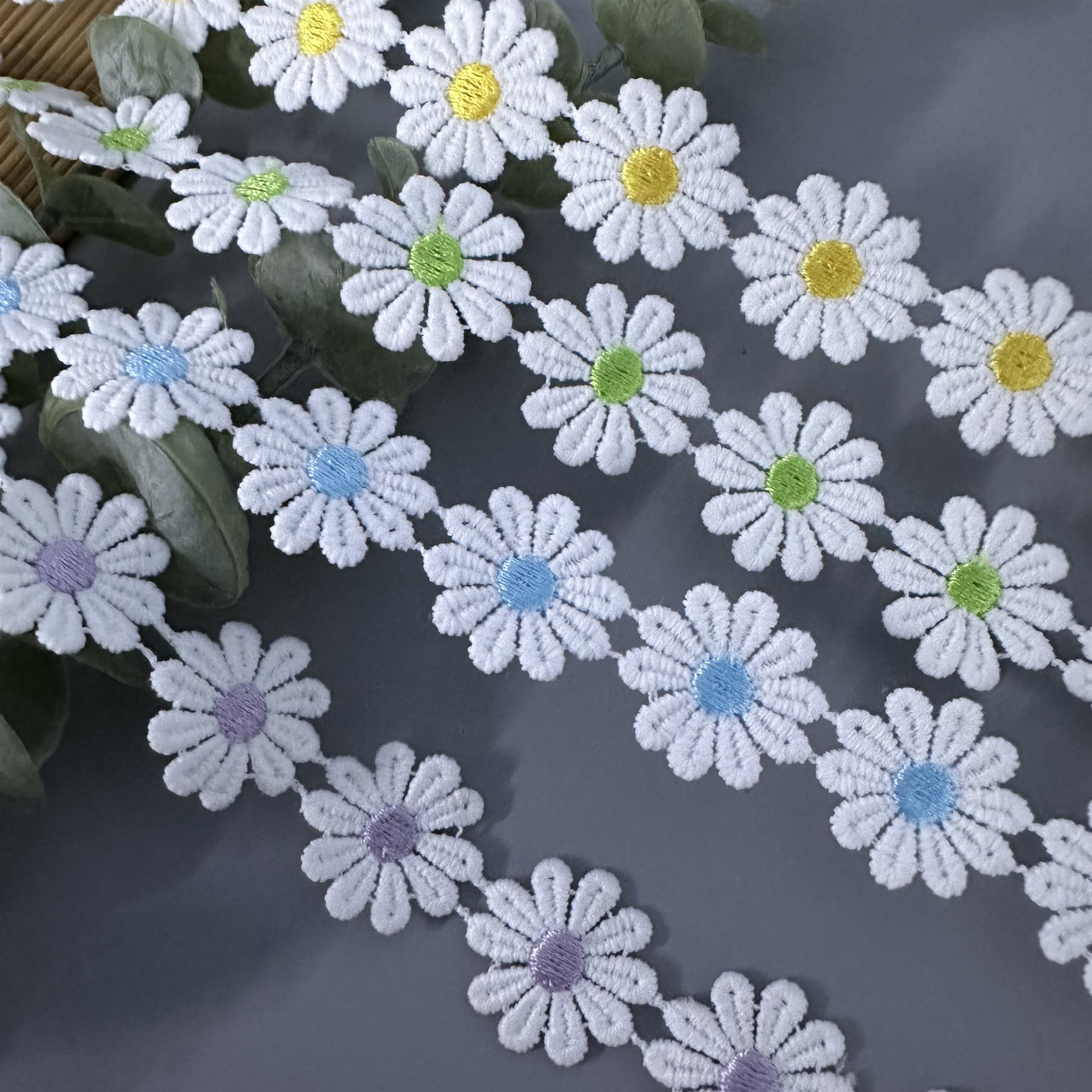 Daisy Lace Sunflower Wedding D - Embroidery Daisy Flower avaliação e preço