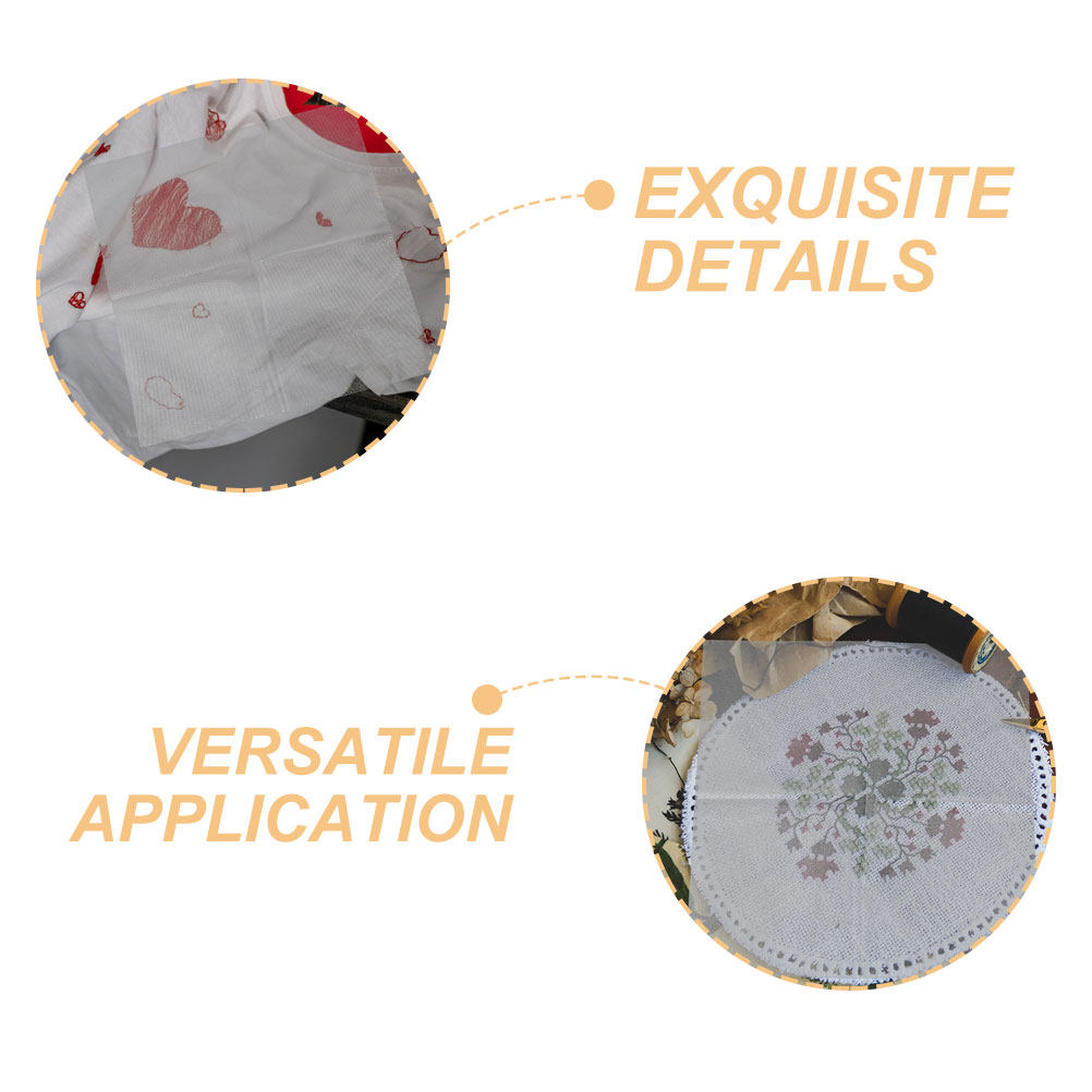 8Pcs Wash Away Embroidery Tran - Water Soluble Stabilizer avaliação e preço