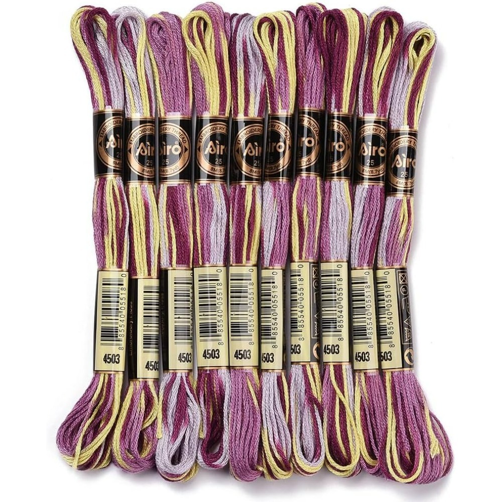 6 Strands Purple Variegated Em - Embroidery Gradient avaliação e preço