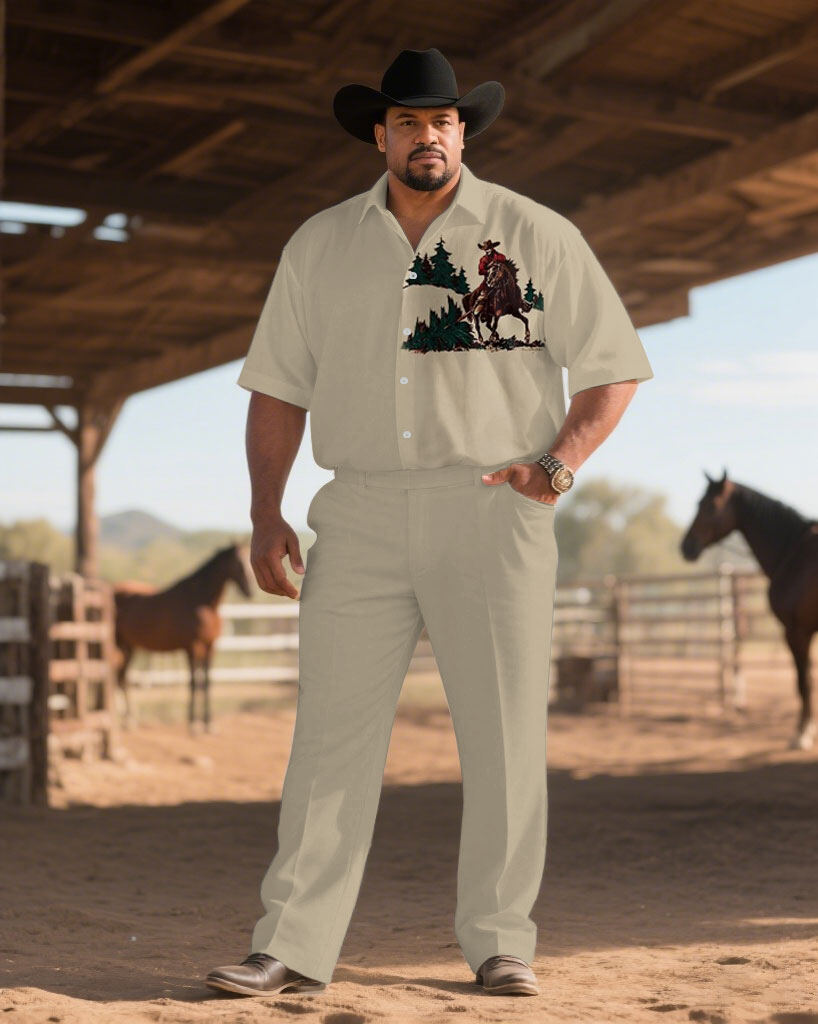 S-9XL Men's Western Cowboy Emb - Embroidery Design avaliação e preço