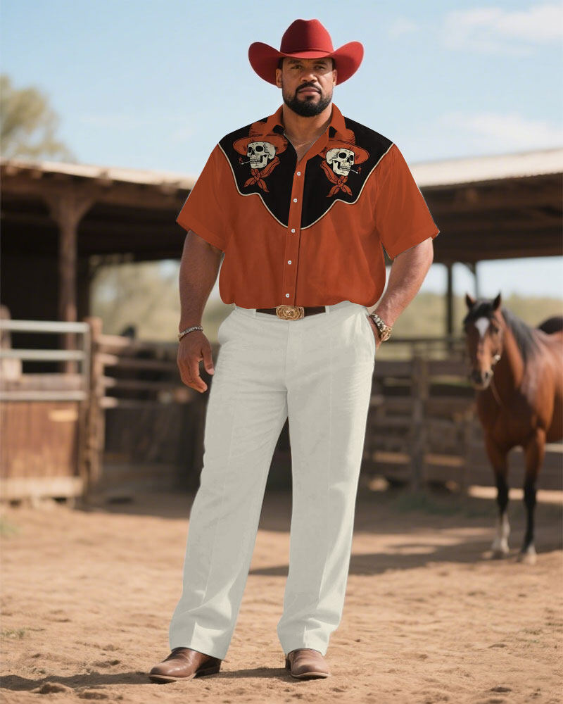 S-9XL Men's Western Cowboy Emb - Embroidery Design avaliação e preço