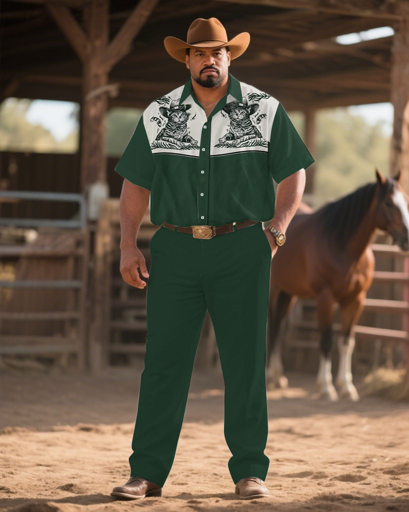 S-9XL Men's Western Cowboy Emb - Embroidery Design avaliação e preço