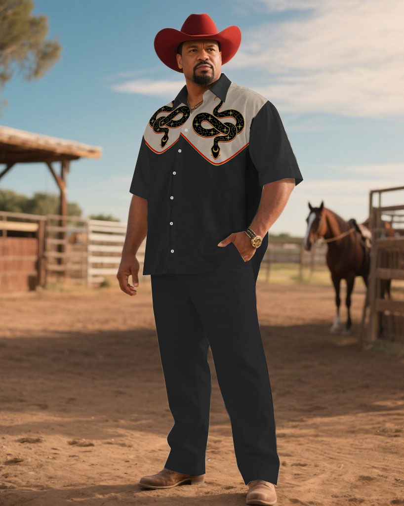 S-9XL Men's Western Cowboy Emb - Embroidery Design avaliação e preço