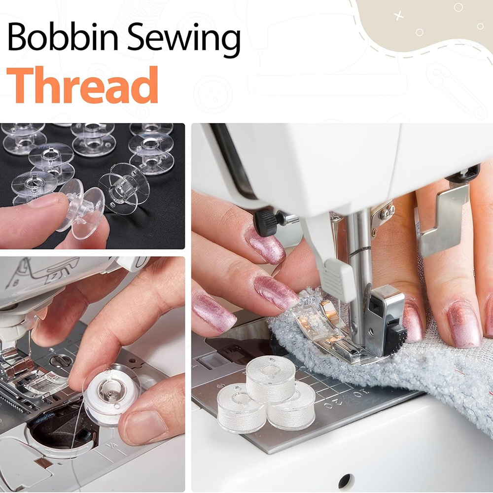 40PCS White Bobbin Thread Poly - Embroidery Legacy Software avaliação e preço