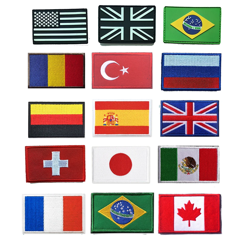 PVC/Embroider Flag Patches UK  - Embroidery Uk avaliação e preço