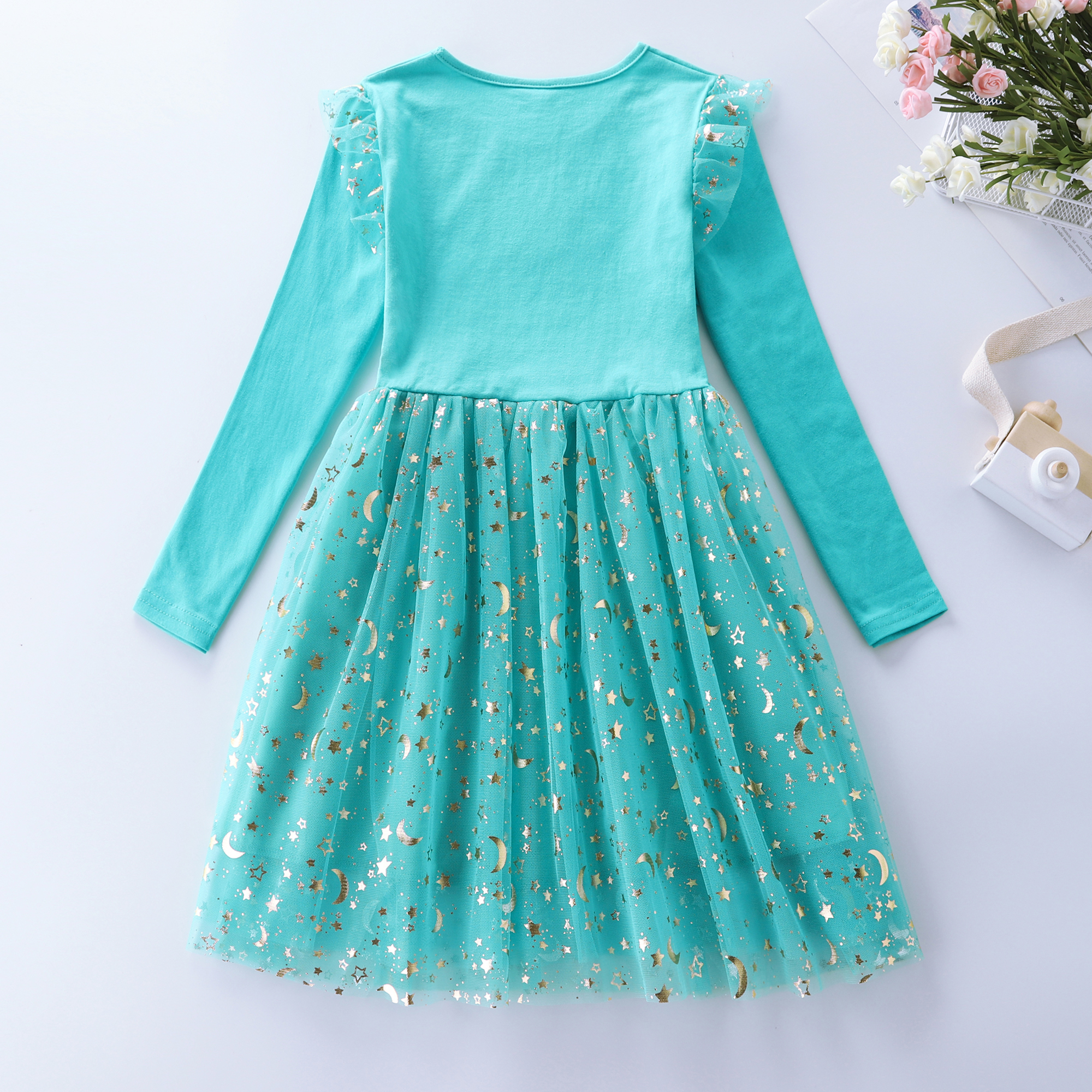 Girls' Autumn New Cotton Embro - Embroidery Unicorn avaliação e preço