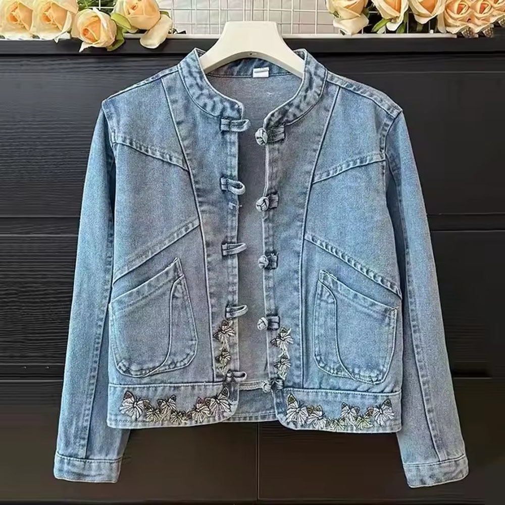 2025 Spring Autumn New Fashion - Embroidery Jeans avaliação e preço