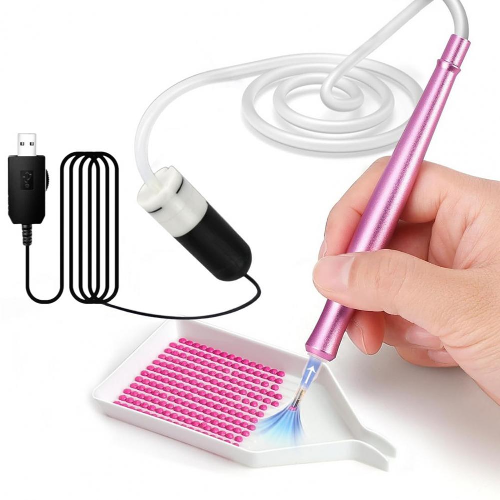 Electric Vacuum Diamond Art Pe - Embroidery Needle Pen avaliação e preço