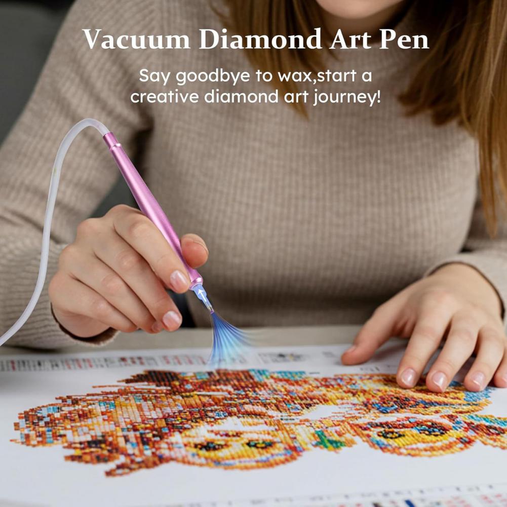 Electric Vacuum Diamond Art Pe - Embroidery Needle Pen avaliação e preço