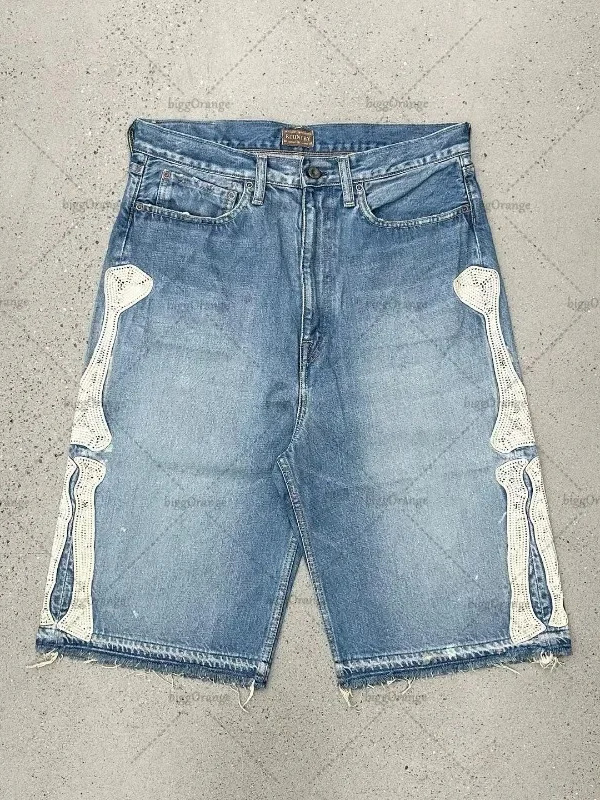 Deeptown Y2k Vintage Harajuku  - Embroidery Jeans avaliação e preço