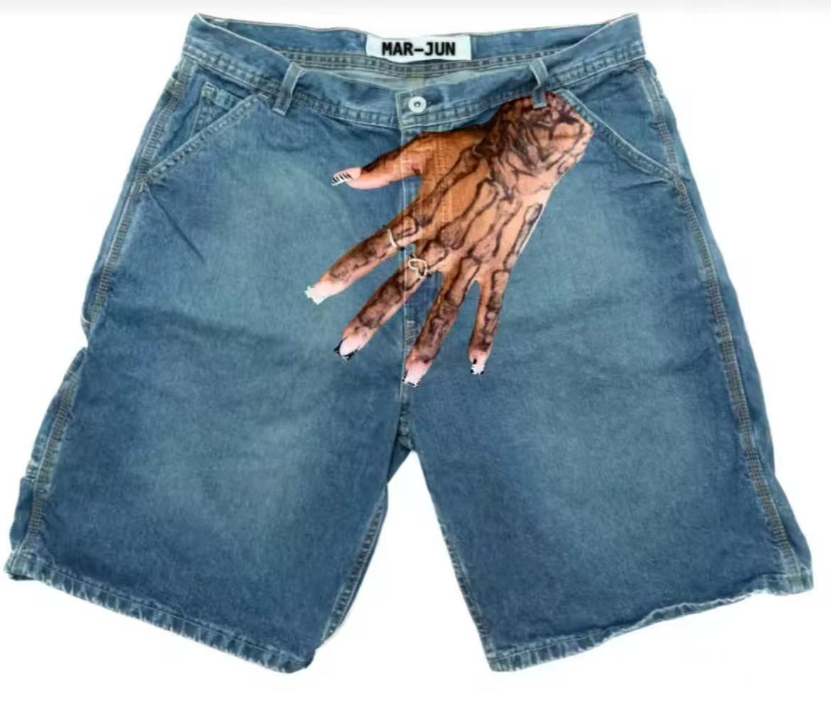 Deeptown Y2k Vintage Harajuku  - Embroidery Jeans avaliação e preço