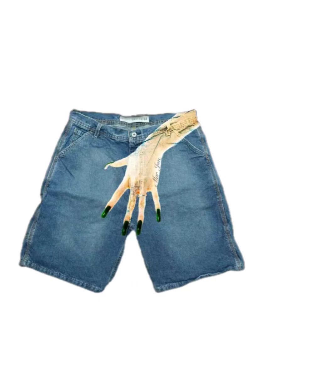 Deeptown Y2k Vintage Harajuku  - Embroidery Jeans avaliação e preço