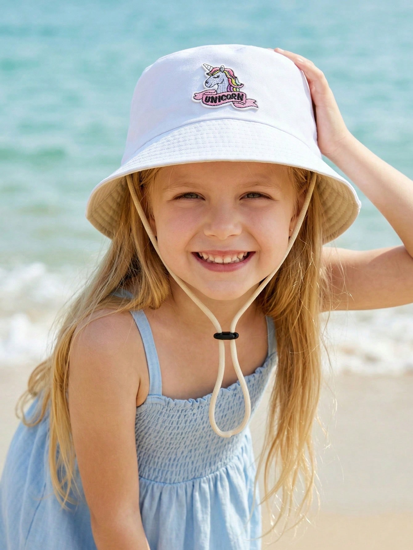 1pcs 2-6Y Girls Cartoon Unicor - Embroidery Unicorn avaliação e preço
