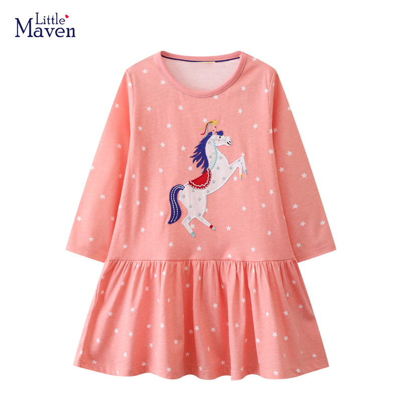 Little Maven Autumn Spring Pri - Embroidery Unicorn avaliação e preço