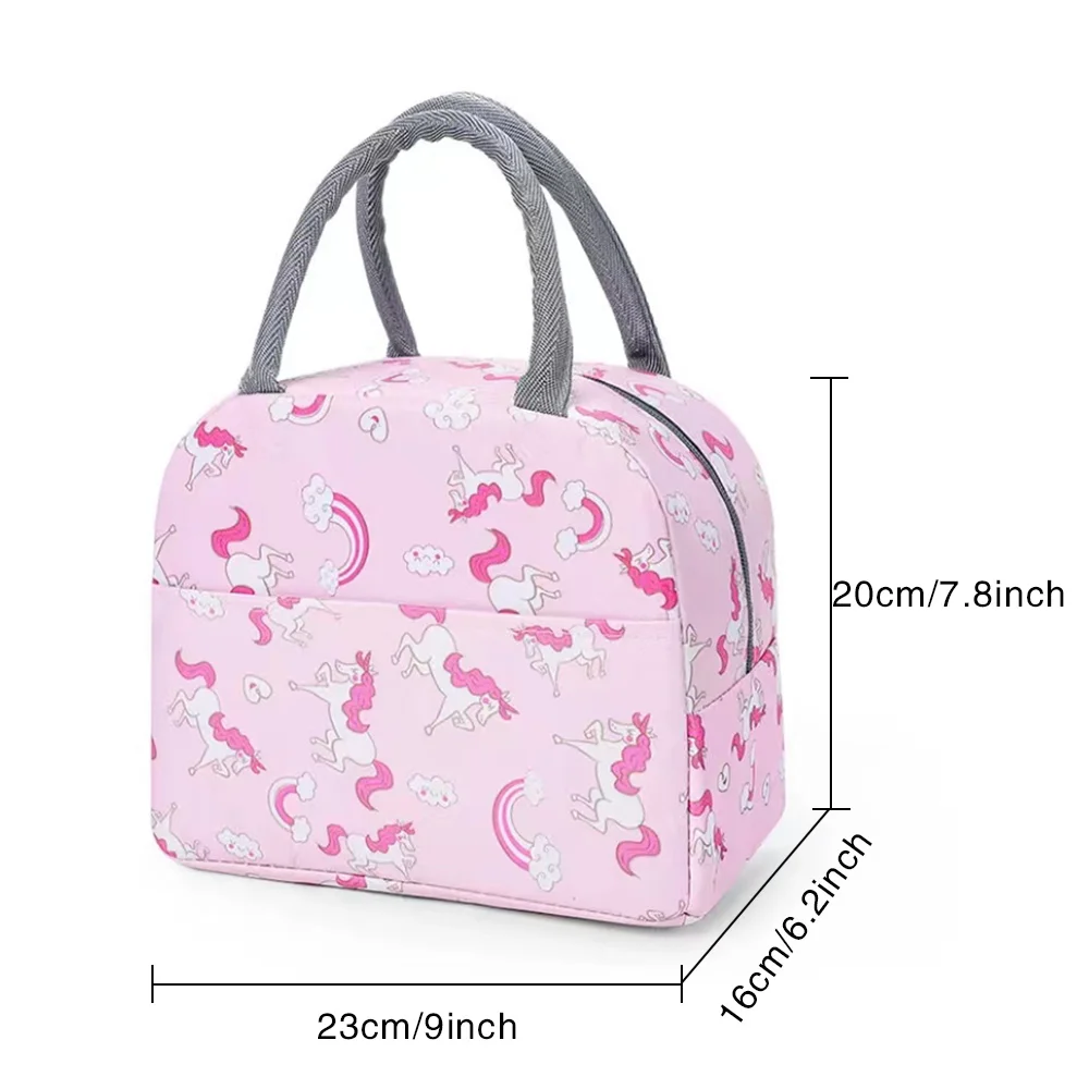 Insulation Lunch Bag Cute Unic - Embroidery Unicorn avaliação e preço