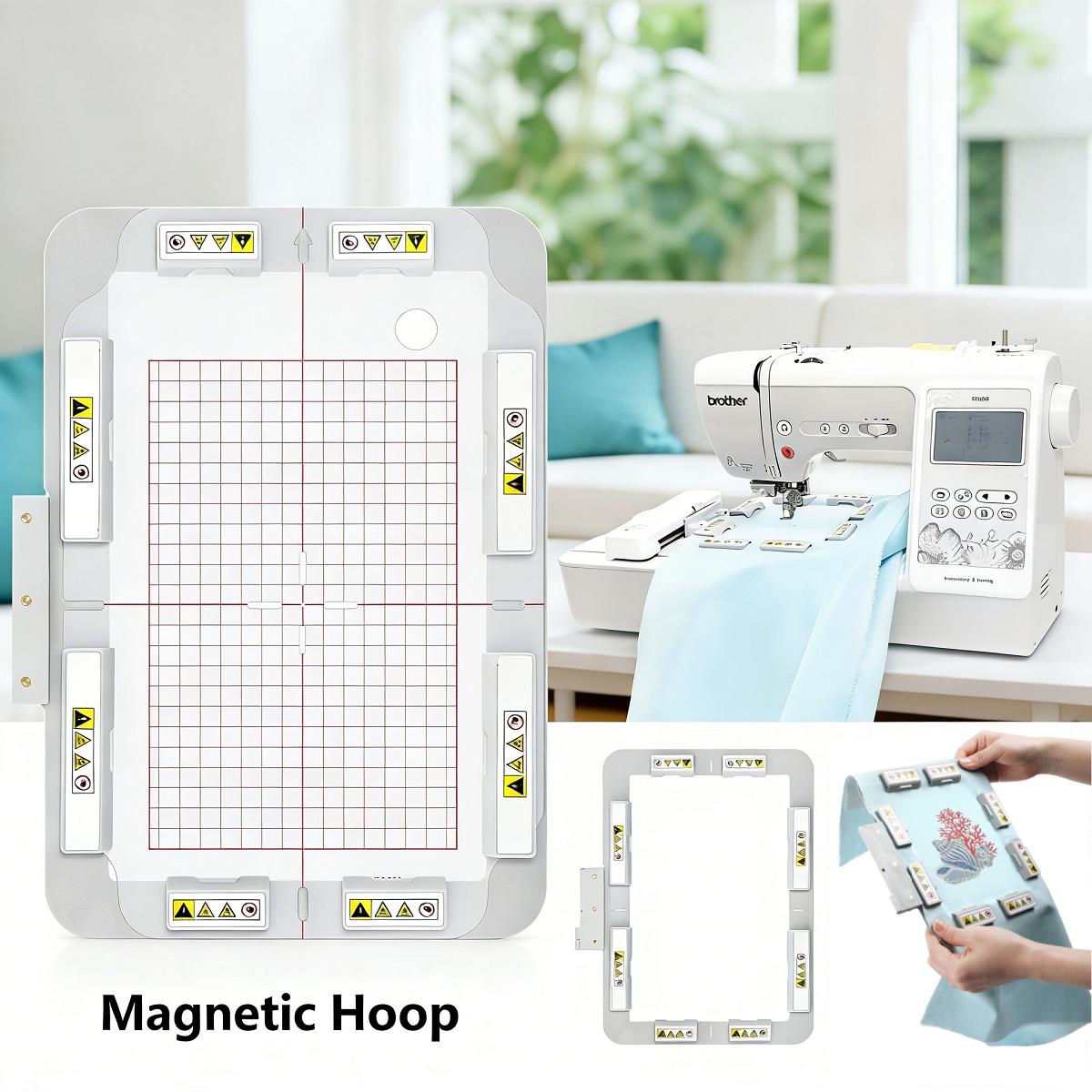 6x9.8inch Magnetic Hoop For PF - Water Soluble Stabilizer avaliação e preço