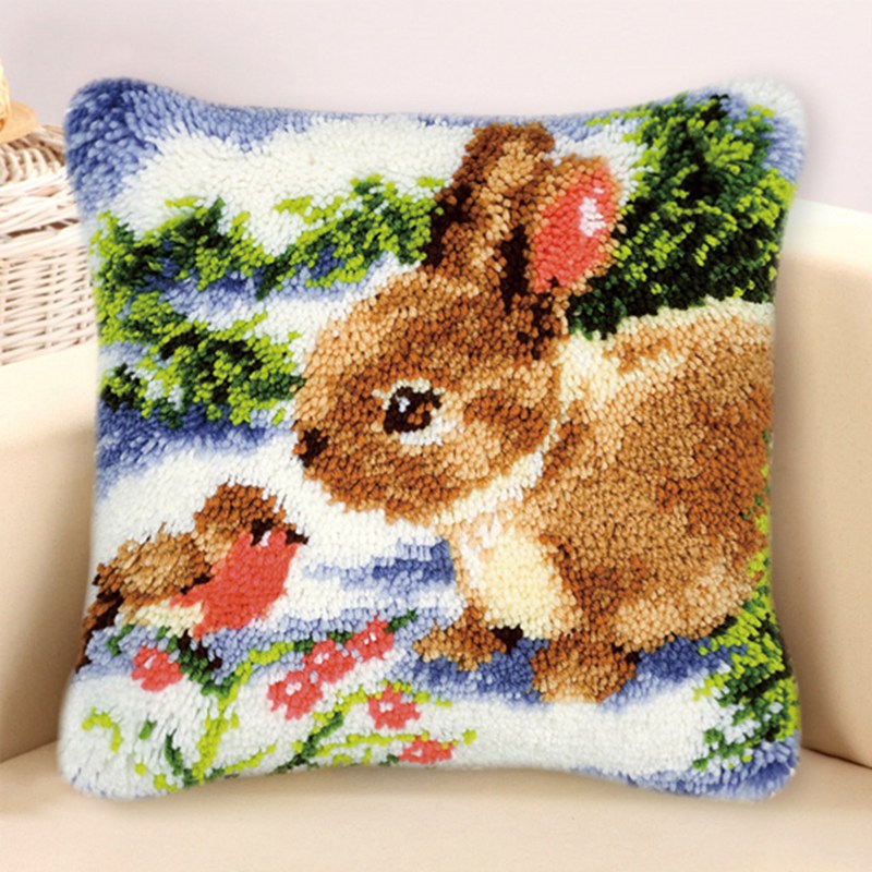 Rabbit Horse Latch Hook Kits S - Embroidery Horse avaliação e preço