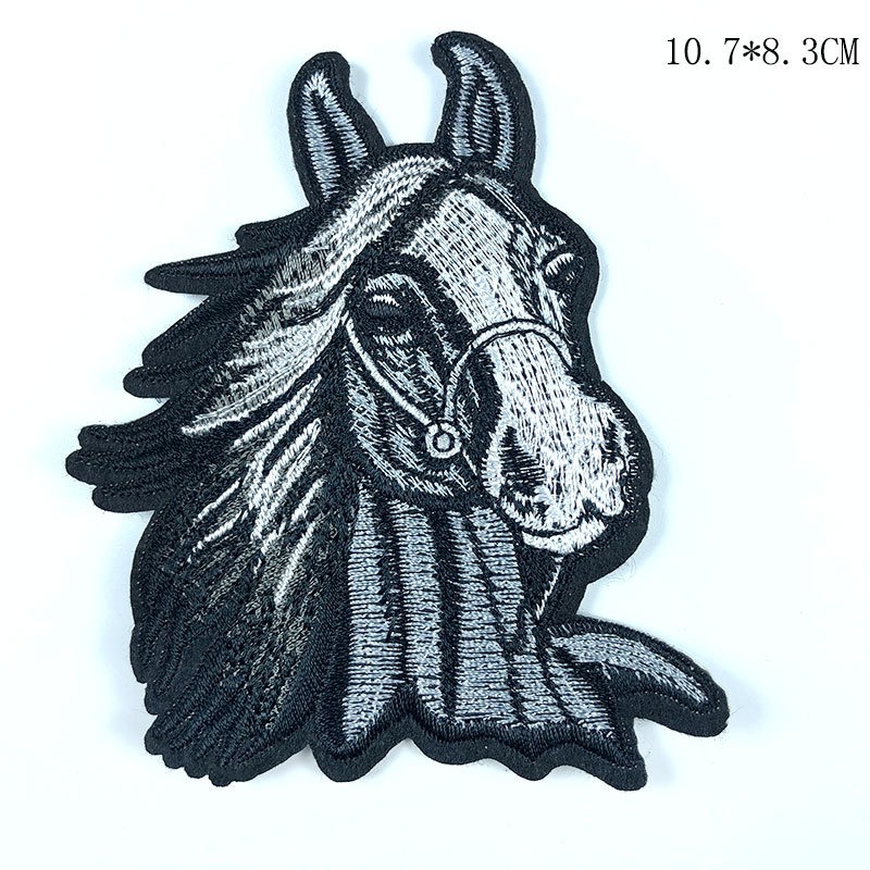 Horse Head Adhesive Embroidery - Embroidery Unicorn avaliação e preço
