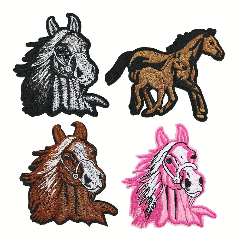 Horse Head Adhesive Embroidery - Embroidery Unicorn avaliação e preço