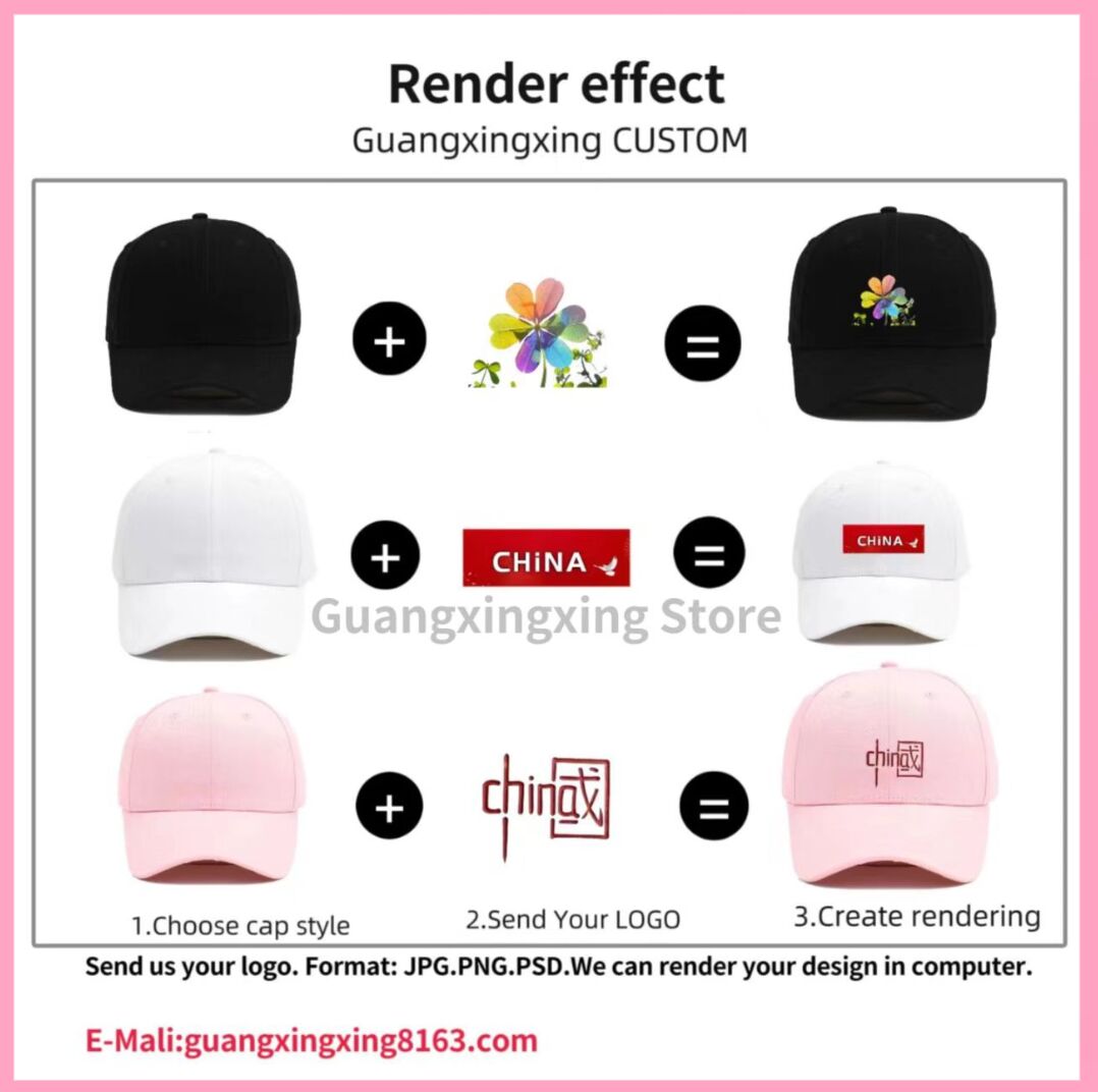 Custom Logo Hat Unisex DIY Des - Embroidery Alphabet Designs avaliação e preço