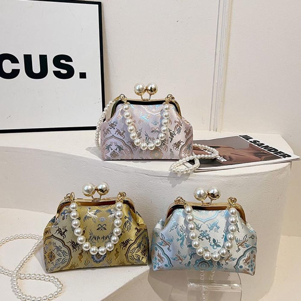 Pearl Chinese Style Handbag Ki - Embroidery Kiss avaliação e preço