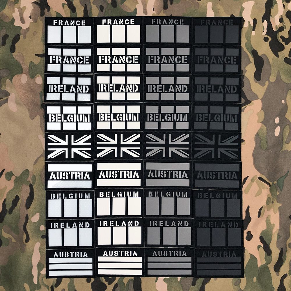 Black Laser Cut IR IFF Infrare - Embroidery Uk avaliação e preço