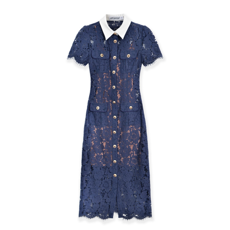 Orginal Boutique Navy Blue Lac - Embroidery Uk avaliação e preço