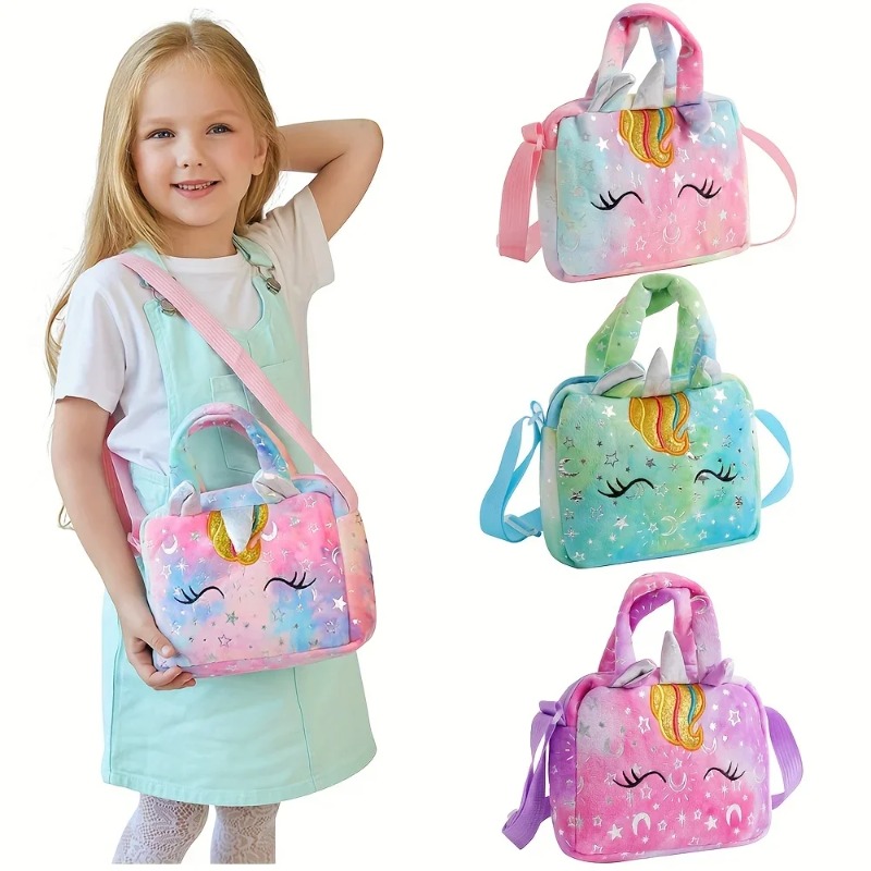 Sweet Unicorn Handbags For Gir - Embroidery Unicorn avaliação e preço