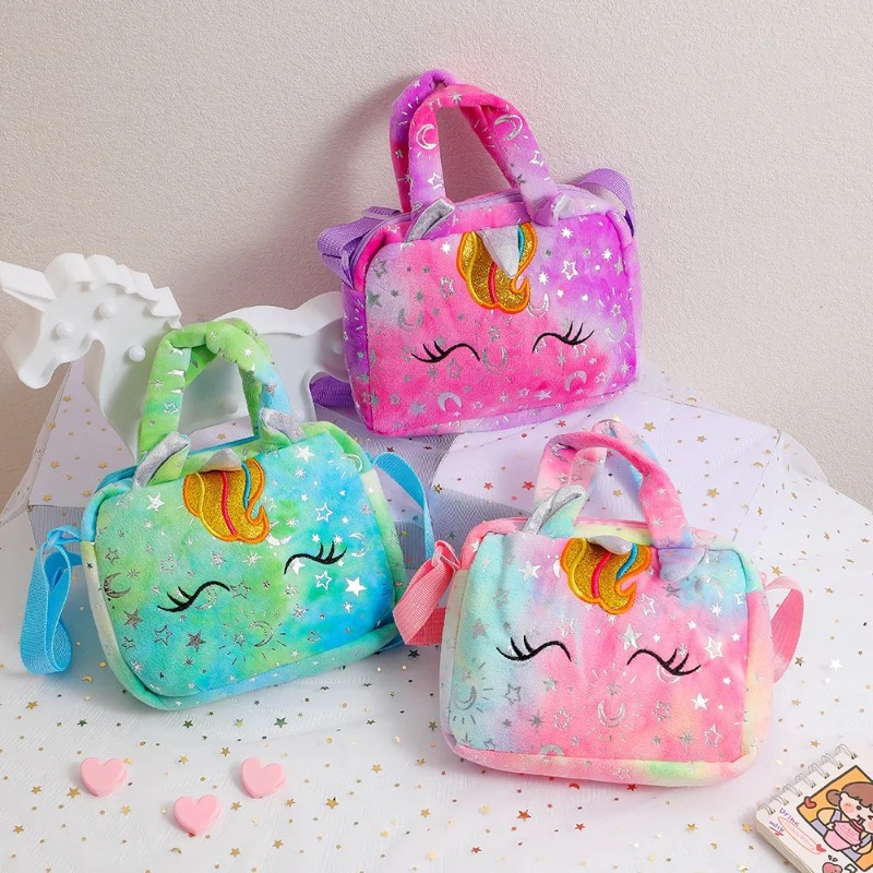 Sweet Unicorn Handbags For Gir - Embroidery Unicorn avaliação e preço